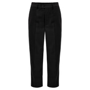 Boys' Jet Black Waistcoat Suit