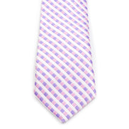 Boys' Tie - Purple Mutli Checks