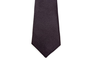 Boys Ties - Matte Black Striped