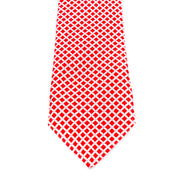 Boys' Tie - Red/White Checks