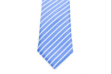 Boys' Tie - Sky Blue Stripes