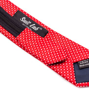 Boys' Tie - Red Polka Dot