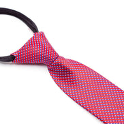 Boys' Tie - Red Multi Checks
