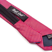 Boys' Tie - Red Multi Checks