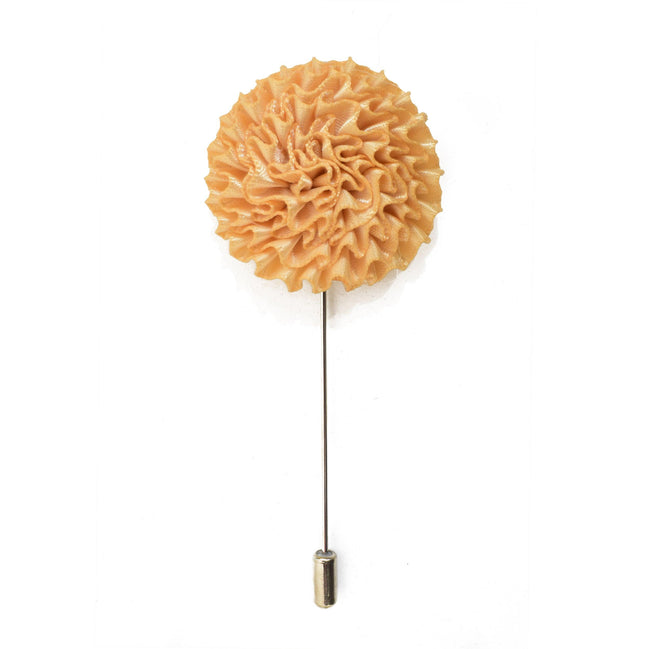 Bloom Lapel Pin - Beige - Suit Lab
