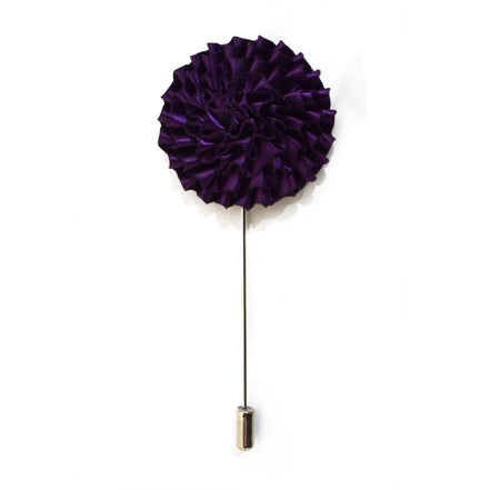 Bloom Lapel Pin - Dark Purple