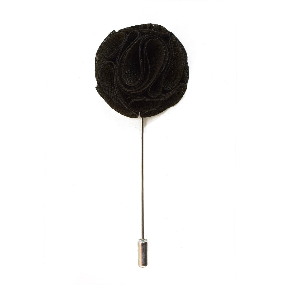 Blossom Lapel Pin - Black - Suit Lab
