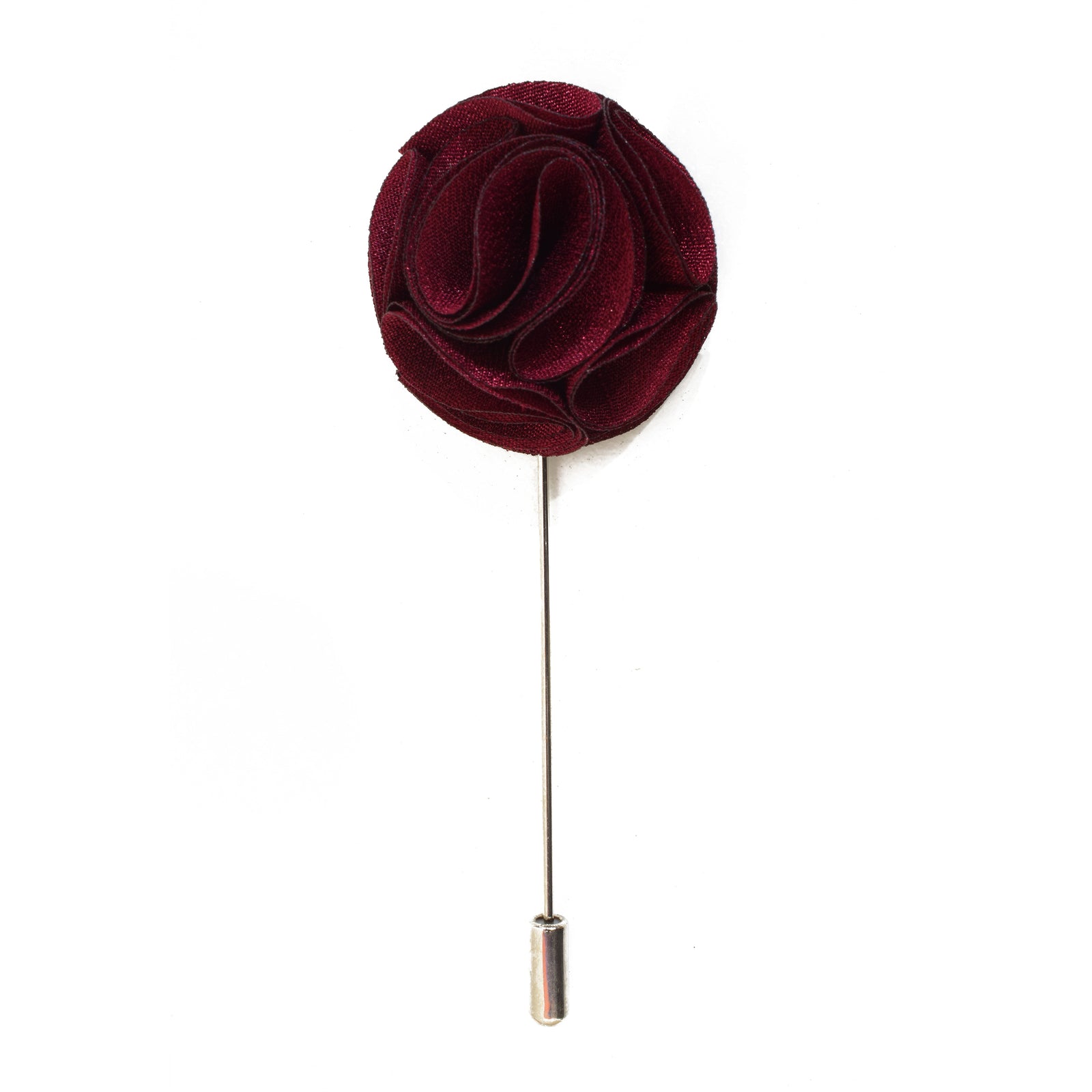 Blossom Lapel Pin - Burgundy