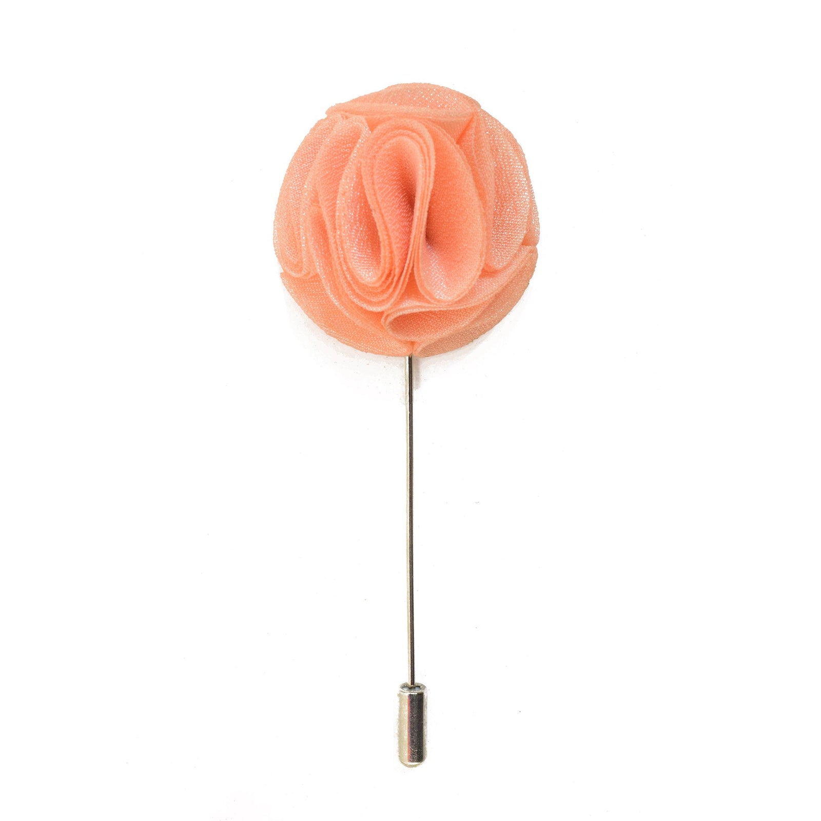 Blossom Lapel Pin - Peach - Suit Lab