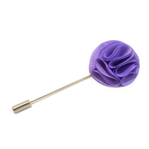 Blossom Lapel Pin - Purple