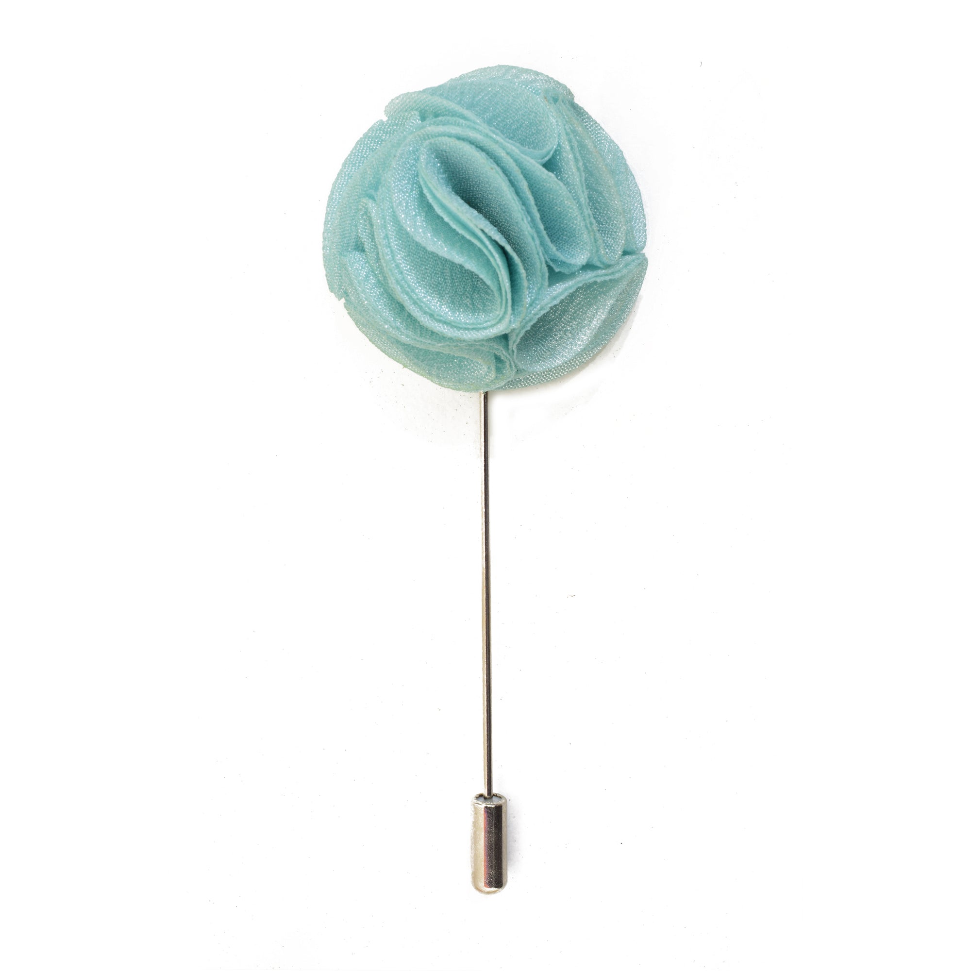 Blossom Lapel Pin - Tiffany Blue
