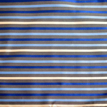Boys' Tie - Blue Multi Stripes