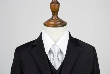 Baby + Boy Ties - Silver - Suit Lab