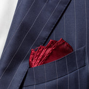Pocket Square - Burgundy Red