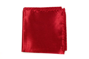 Pocket Square - Burgundy Red