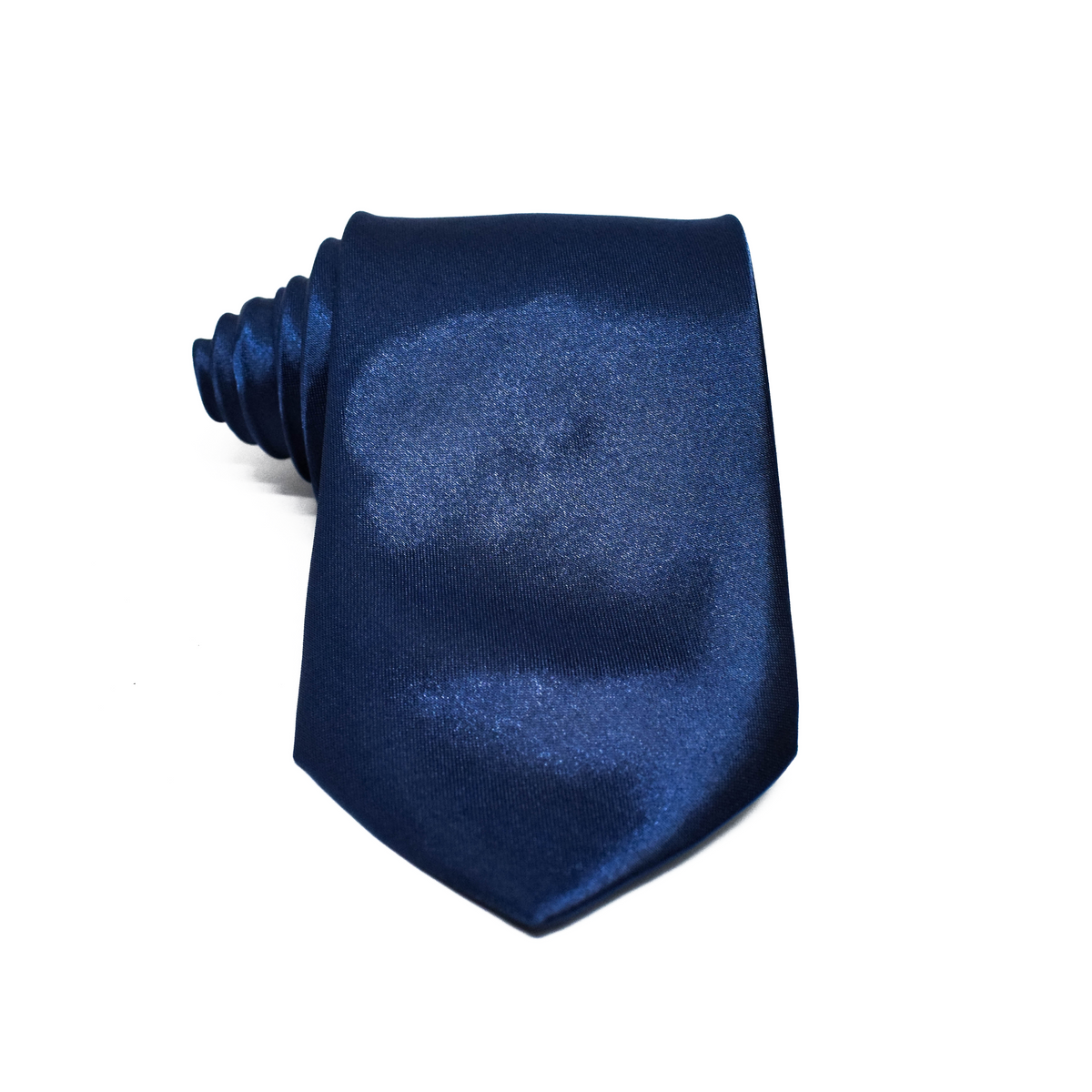 Mens Wide Ties - Dark Horse Navy
