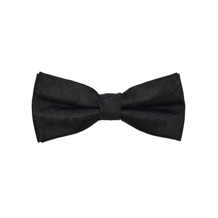 Matching Bow Tie - Black Paisley