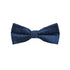 Matching Bow Tie - Poseidon Blue Micro Polkadot