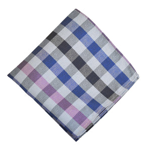 Pocket Square - Pink Multi Checkered