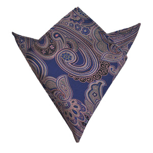 Pocket Square - Dusty Pink Paisley