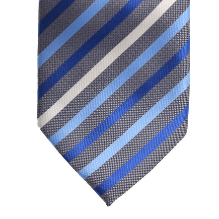 Men's Neck Tie - Blue Multi Stripes