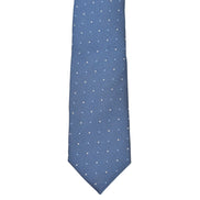 Boys' Tie - Poseidon Blue Micro Polkadot