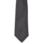 Boys' Tie - Black Paisley