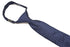 Boys' Tie - Navy Pink Micro Polkadot