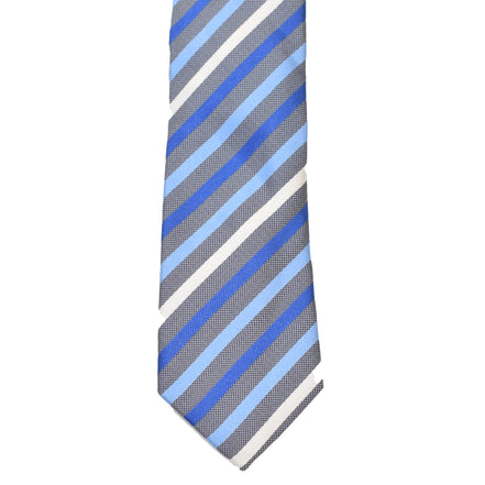 Boys' Tie - Blue Multi Stripes