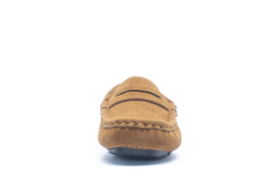 Paris Suede Loafers - Camel Brown