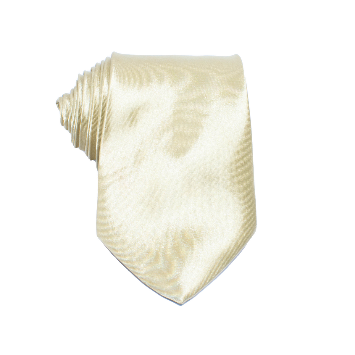 Mens Wide Ties - Champagne