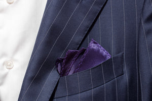 Pocket Square - Eggplant Purple