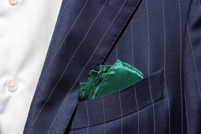 Pocket Square - Emerald Green Suit Lab Pocket Square - Emerald Green Suit Lab