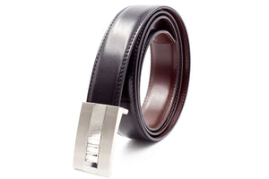Mens Leather Belt - Flat Buckle 2.0