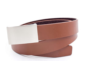 Baby / Boys Leather Belt - Brown Flat - Suit Lab