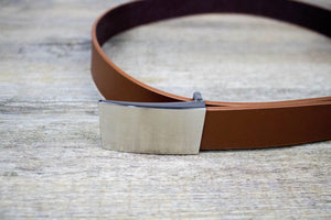 Baby / Boys Leather Belt - Brown Flat - Suit Lab