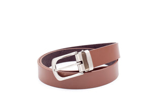 Baby / Boys Leather Belts - Brown Clasp Buckle - Suit Lab