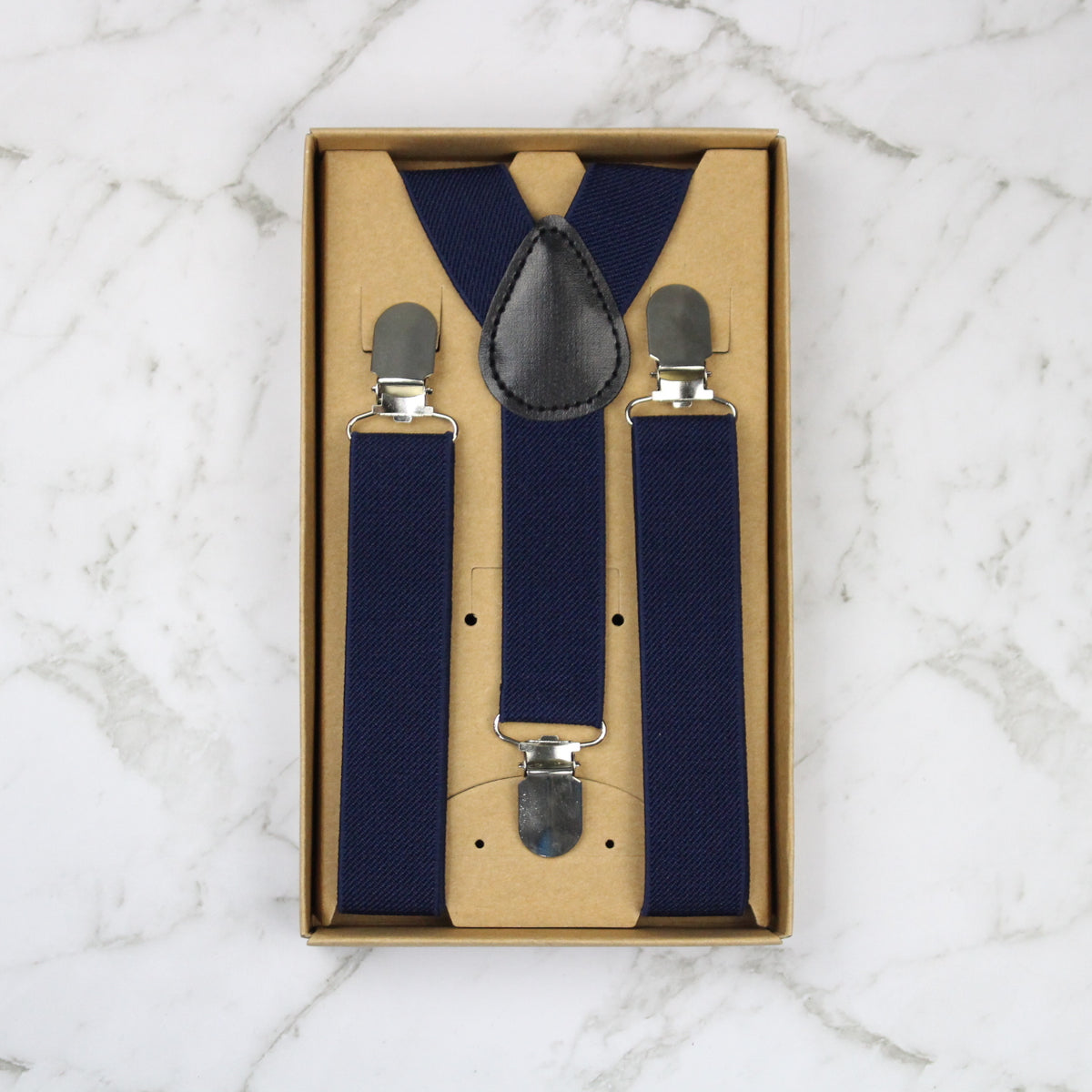 Boys Suspenders - Navy