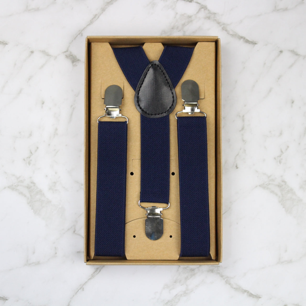 Boys Suspenders - Navy