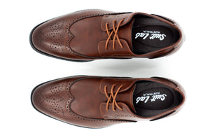 Mens Dublin Brogue Shoes - Brown