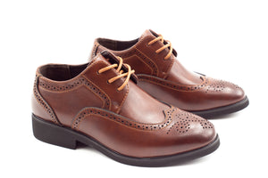 Dublin Brogue Shoes - Brown