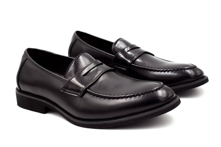 Mens Oslo Loafers - Matte Black - Suit Lab