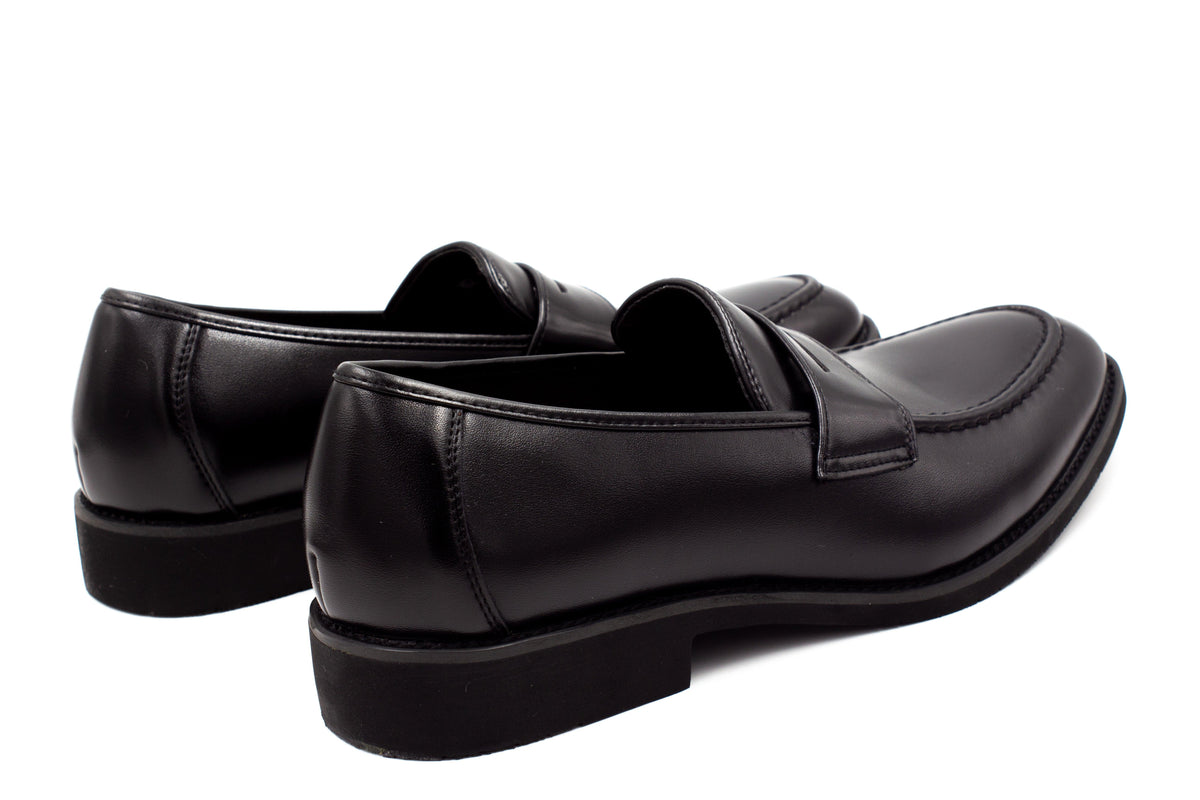 Mens Oslo Loafers - Matte Black - Suit Lab