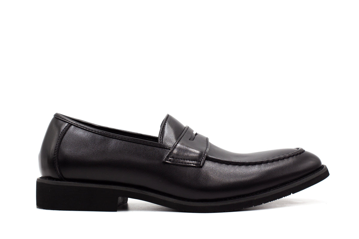 Mens Oslo Loafers - Matte Black - Suit Lab