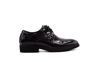London Derby Shoes - Patent Black