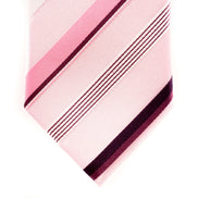 Pink Stripes Skinny Tie - Suit Lab