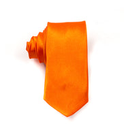 Men's Skinny Tie - Orange