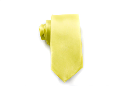 Men's Skinny Tie - Yellow
