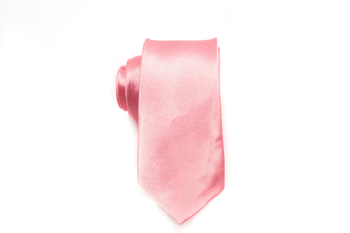 Men Skinny Tie - Dusty Pink