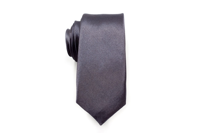 Men's Tie - Charcoal Grey